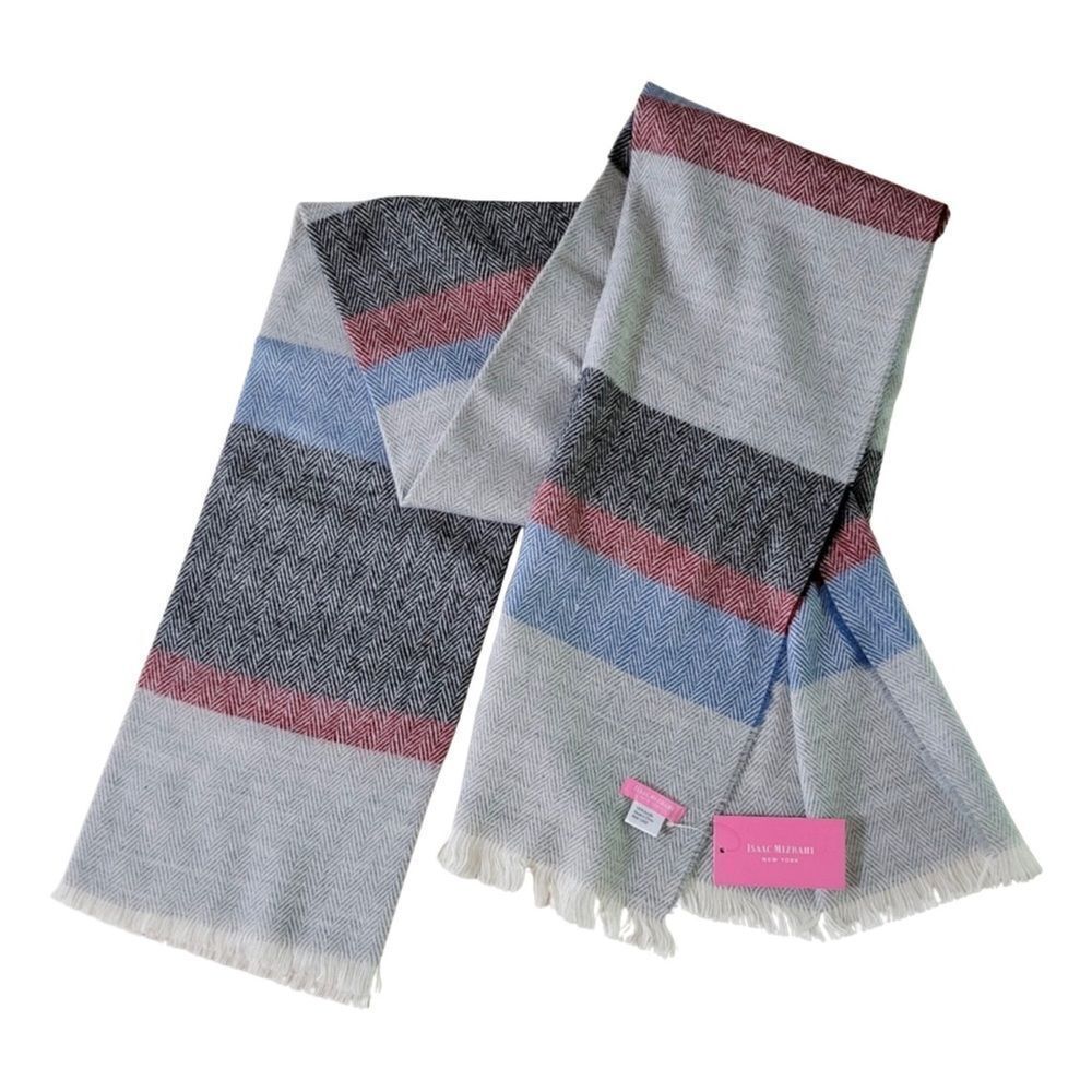 Isaac Mizrahi Herr Blanket Scarf • Antique White • NWT - Picture 4 of 9